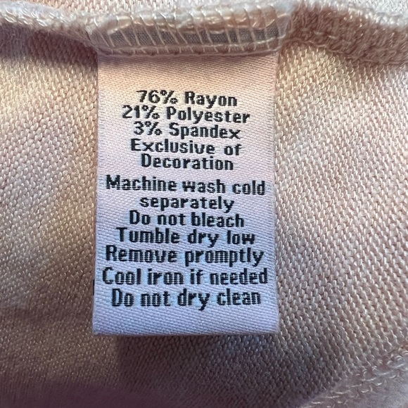 Juicy Couture Blush Pink Top with Black Ribbon Accents Y2K Vintage - Picture 5 of 5